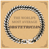 Obstetrician Cuban Link Chain Bracelet - The Worlds Most Average Gift for a Special Day, Perfect for Birthday, Christmas, and Graduation Celebration