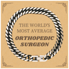 Orthopedic Surgeon Engraved Cuban Link Bracelet Perfect for Graduation Gift, Confidence and Hope Amazon Choice