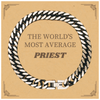 Unique Cuban Link Chain Bracelet for Priest in Inspirational Style