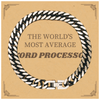 Cuban Link Chain Bracelet - The Worlds Most Average Word Processor for Graduation Gift and Christmas Celebration - Buy Now for Writing Confidence and Inspirational Words