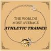 Sunflower Bracelet Athletic Trainer Inspirational Gift for Holidays