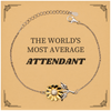 Attendant Sunflower Bracelet - Inspirational Gift for Graduation, Birthday, and Christmas