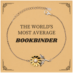 Bookbinder Sunflower Bracelet - Embrace Inspiration and Creativity for Graduation, Christmas, and Birthdays