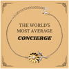 Concierge Sunflower Bracelet - Unique Gift for Holidays and Special Occasions - THE WORLDS MOST AVERAGE