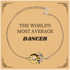 Sunflower Bracelet for Dancers - Inspirational Jewelry for Dance Enthusiasts, Perfect Gift for Birthday, Christmas, and Graduation
