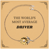 Sunflower Bracelet for the Average Driver - Unique Gift for Birthday, Christmas, and Graduation Celebrations