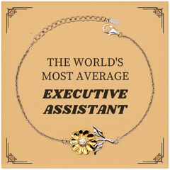 Executive Assistant Sunflower Bracelet - Embrace Your Unique Style and Confidence, Perfect Gift for Birthday, Christmas, and Graduation
