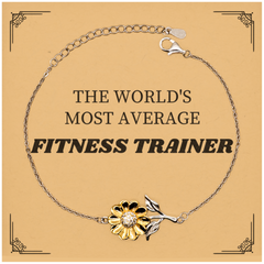 Fitness Trainer Sunflower Bracelet - Empowering confidence for the worlds average trainer