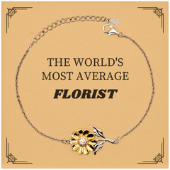 Florist Sunflower Bracelet - Unique Gift for Graduation, Holidays, and Hope-filled Occasions