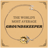 Groundskeeper Sunflower Bracelet - Unique Gift for Graduation, Holidays, and Veterans Day