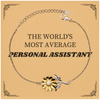 Personal Assistant Sunflower Bracelet - Perfect Gift for Graduation, Holidays, and Veterans Day, Inspirational Jewelry for Confidence and Hope
