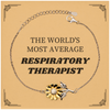 Respiratory Therapist Sunflower Bracelet, Celebrate Your Unique Career Journey with Confidence and Inspiration, Perfect Gift for Graduation, Veterans Day, and Christmas