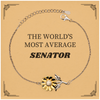 Sunflower Bracelet for Senators - The Worlds Most Average Political Gift for Holiday Inspiration and Confidence Boost