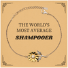 Shampooer Sunflower Bracelet - THE WORLDS MOST AVERAGE Bracelet for Hair Care Lovers