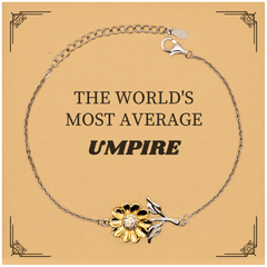 Umpire Sunflower Bracelet: The Worlds Most Unique Inspirational Gift for Baseball Enthusiasts, Birthday, Christmas, and Graduation