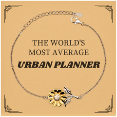 Sunflower Bracelet for Urban Planner Graduation Gift Confidence Inspirational Jewelry