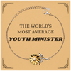 Handcrafted Sunflower Bracelet for Youth Minister - Spread Inspirational Confidence and Hope, Perfect for Birthday, Christmas, and Graduation Gifts