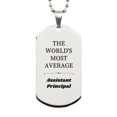 Assistant Principal Dog Tag - Unique Engraved Gift for Educators to Inspire Confidence and Hope, Perfect for Birthday or Graduation