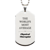 Physical Therapist Dog Tag - Engraved Unique Gift for Graduation, Birthday, Christmas