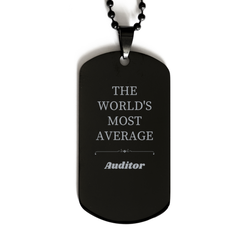 Black Dog Tag for Auditors - Embrace Your Uniqueness and Confidence in the Accounting Niche