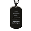 Insurance Sales Agent Engraved Black Dog Tag - Inspire Confidence and Success