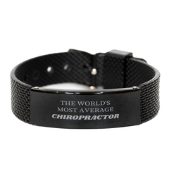 Chiropractor Black Shark Mesh Bracelet - Inspirational Gift for Birthday or Graduation