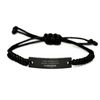 Farmers Black Rope Bracelet - The Most Average Farmer Inspired Gift for Graduation and Birthday Hope and Confidence