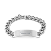 Stainless Steel Cuban Chain Bracelet for the Average Drafters Confidence and Style, Perfect for Graduation, Holidays, Veterans Day, and More - Must-Have Cuban Chain Stainless Steel Bracelet for the Average Drafter - Elevate Your Style with this Cuban Cha