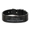 Operations Manager Black Shark Mesh Bracelet - The Most Average Gift for Workaholics on Christmas, Birthdays, and Graduations