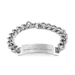 Veterinary Assistant Cuban Chain Stainless Steel Bracelet - Empower your journey with style and confidence, perfect for Birthday, Christmas, Graduation gifts