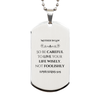 Mother In Law Silver Dog Tag - Inspirational Engraved Jewelry for Mother In Law, Birthday Gift, Wedding, Christmas, Graduation - EPHESIANS 5:15