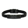 Mail Carrier Braided Leather Bracelet - A Rare Find for Your Inspirational Teacher, Perfect Gift for Holidays, Birthday, and Graduation