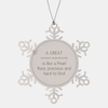 Database Administrator Snowflake Ornament - Rare and Precious Gift for Christmas, Graduation, and Holidays