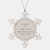 Snowflake Ornament Guide - A Rare and Precious Gift for Christmas, Holidays, and Special Occasions - Inspirational and Unique Decoration for Your Home
