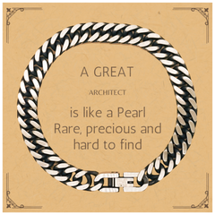 Architect Cuban Link Chain Bracelet - A Precious Gift for Graduation, Birthday, and Special Occasions, Inspirational and Unique for Architects