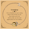Grandpop Sunflower Bracelet - A Unique Gift to Show Appreciation and Love for Grandpop on Christmas, Birthday, or Any Special Occasion
