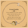 Grand Daddy Sunflower Bracelet - A Unique Gift to Show Appreciation and Love for Grandfathers on Fathers Day, Birthday, or Christmas