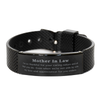 Black Shark Mesh Bracelet for Mother In Law- Appreciation & Love