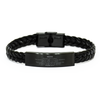 Unique Mimi Braided Leather Bracelet The Lord is your light, hope, confidence, perfect Christmas gift idea for her