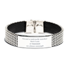 Trucker Stainless Steel Bracelet - Im a Trucker, So Close Enough - Unique Gift for Truckers, Christmas, Veterans Day