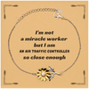 Air Traffic Controller Sunflower Bracelet | Inspirational Gift for Graduation and Birthday, Unique Engraved Confidence Jewelry