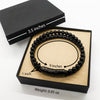 To My Stepbrother Long Distance Relationship Gifts, Distance may separate us, Appreciation Thank You Stone Leather Bracelets for Stepbrother