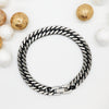 To My Granddaughter Supporting Cuban Link Chain Bracelet, The world is full of possibilities waiting, Birthday Inspirational Gifts for Granddaughter from Gramps
