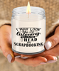 Funny Scrapbooking Candle I May Look Like I'm Listening But in My Head I'm Scrapbooking 9oz Vanilla Scented Soy Wax Candles