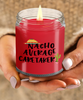 Funny Caretaker Candle Nacho Average Caretaker 9oz Vanilla Scented Soy Wax Candles