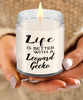 Funny Leopard Gecko Lizard Candle Life is Better with A Leopard Gecko 9oz Vanilla Scented Soy Wax Candles