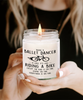 Funny Ballet Candle Being A Ballet Dancer is Easy It's Like Riding A Bike Except 9oz Vanilla Scented Soy Wax Candles