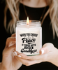 Inspirational Candle for those Seeking Serenity When you choose peace it comes with a lot of goodbyes 9oz 16oz Scented Soy Wax Candles