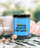 Funny Caretaker Candle Nacho Average Caretaker 9oz Vanilla Scented Soy Wax Candles