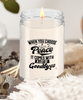 Inspirational Candle for those Seeking Serenity When you choose peace it comes with a lot of goodbyes 9oz 16oz Scented Soy Wax Candles